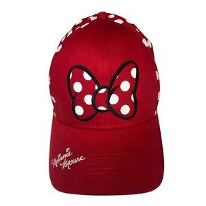 Disney Minnie Mouse Heart Bow Embroidered Hat - Official Disney Parks Merch